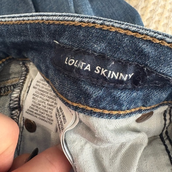 Lucky Brand Lolita skinny jean stretch denim size 4/27=26x26” - Picture 3 of 10